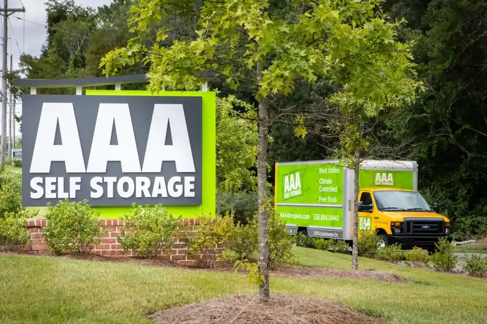 AAA Self Storage sign