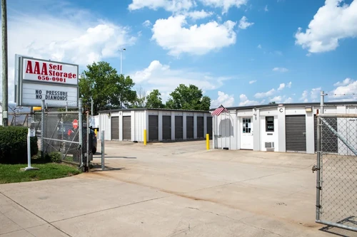AAA Self Storage at Browns Summit Rd storage facility exterior view